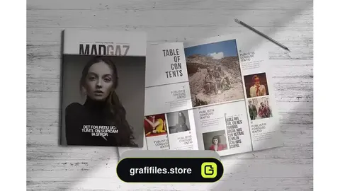 دانلود قالب ایندیزاین مجله InDesign Magazine Template 26