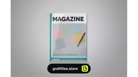 دانلود قالب ایندیزاین مجله InDesign Magazine Template 14
