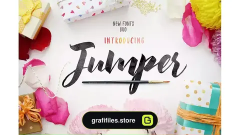 دانلود فونت انگلیسی Jumper Script Fonts