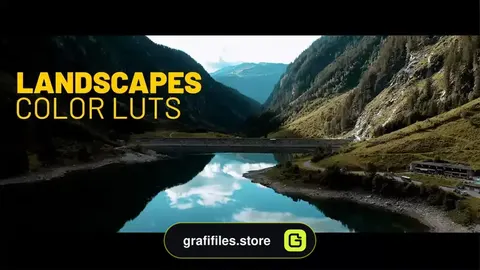 دانلود پریست رنگ لنداسکیپ افترافکت Landscapes LUTs