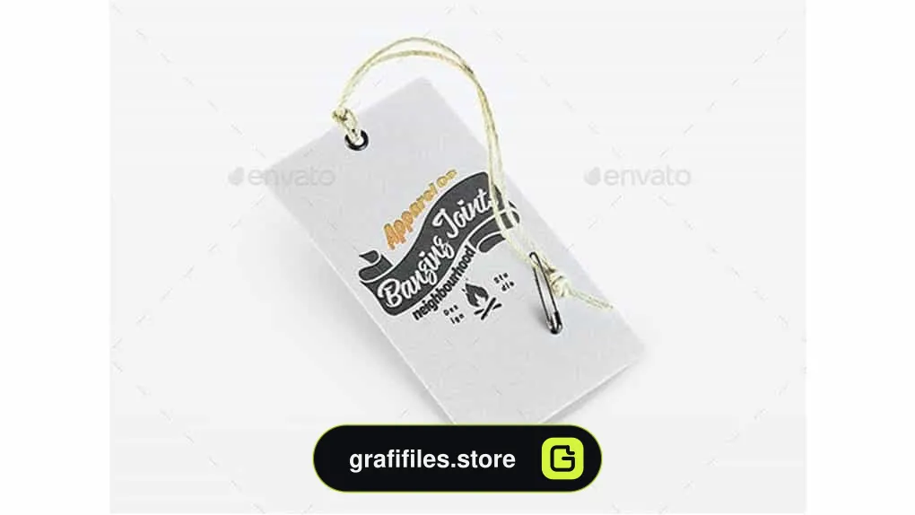 دانلود موکاپ لوگو Letterpress Label Logo Mockup