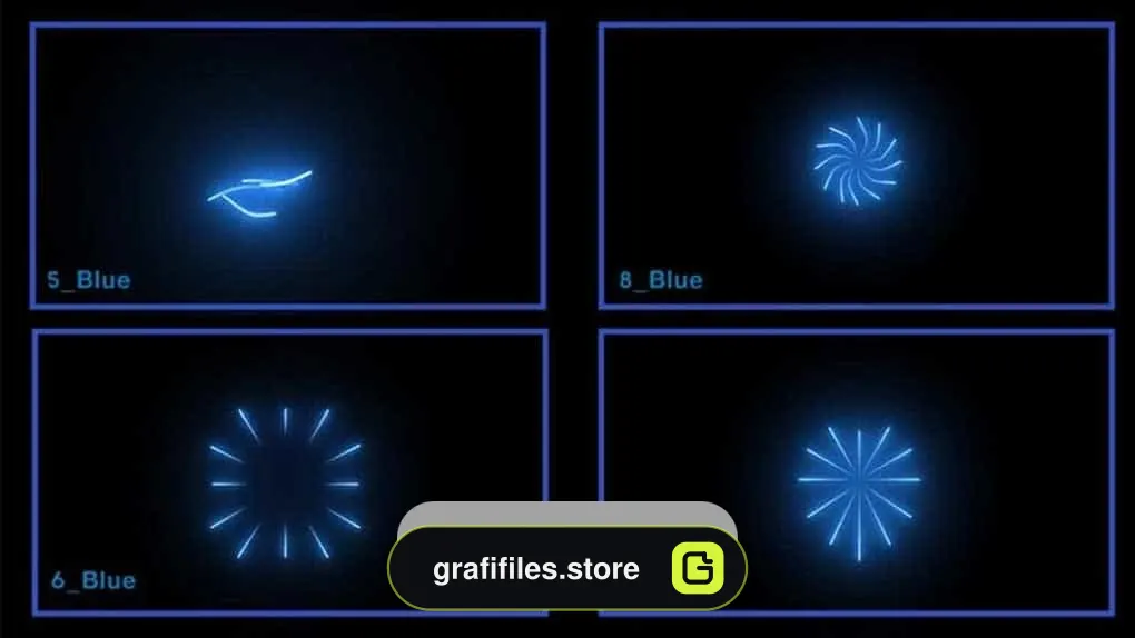 دانلود فوتیج انفجار نور Light Burst Vol.1