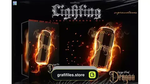دانلود اکشن و براش نور فتوشاپ Light Effects Kit