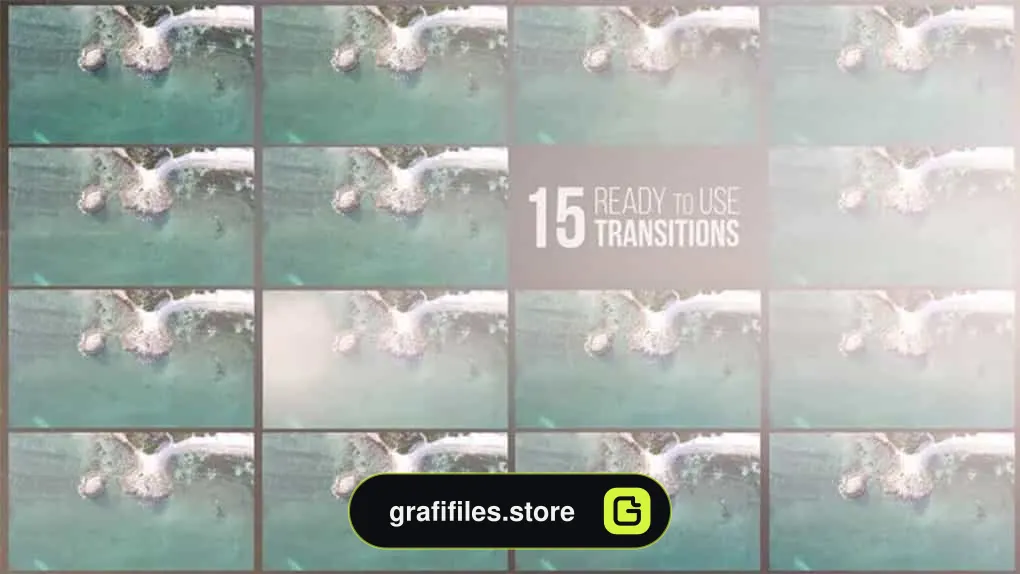 پروژه پریمیر ترانزیشن Light &amp; Scratches Transitions
