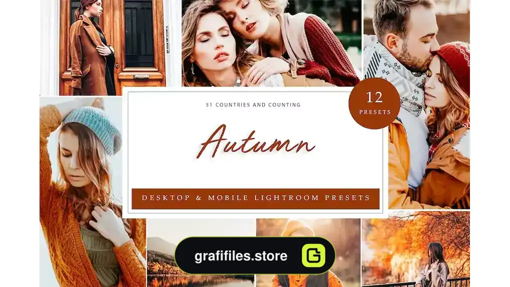 دانلود پریست لایت روم پاییز Lightroom Presets – Autumn