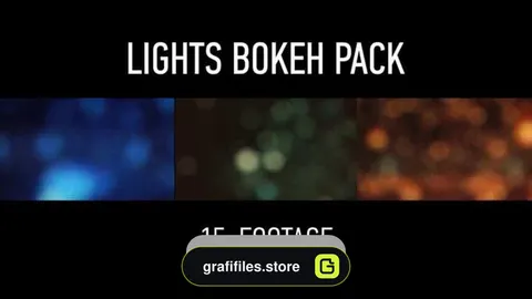 دانلود فوتیج افکت نور بوکه Lights Bokeh Pack