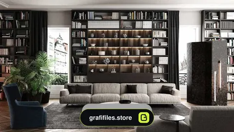دانلود مدل سه بعدی اتاق نشیمن BeInspiration 59