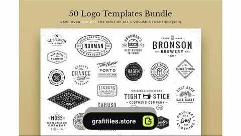 دانلود فایل لایه باز لوگو Logo Templates Bundle