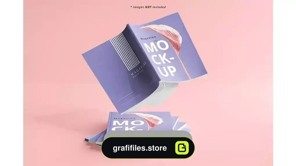 دانلود موکاپ مجله Magazine mockup 1
