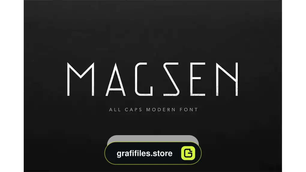 دانلود فونت انگلیسی مدرن Magsen – Modern Font