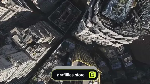 فوتیج نمای بالا به پایین منهتن Manhattan Top-Down View