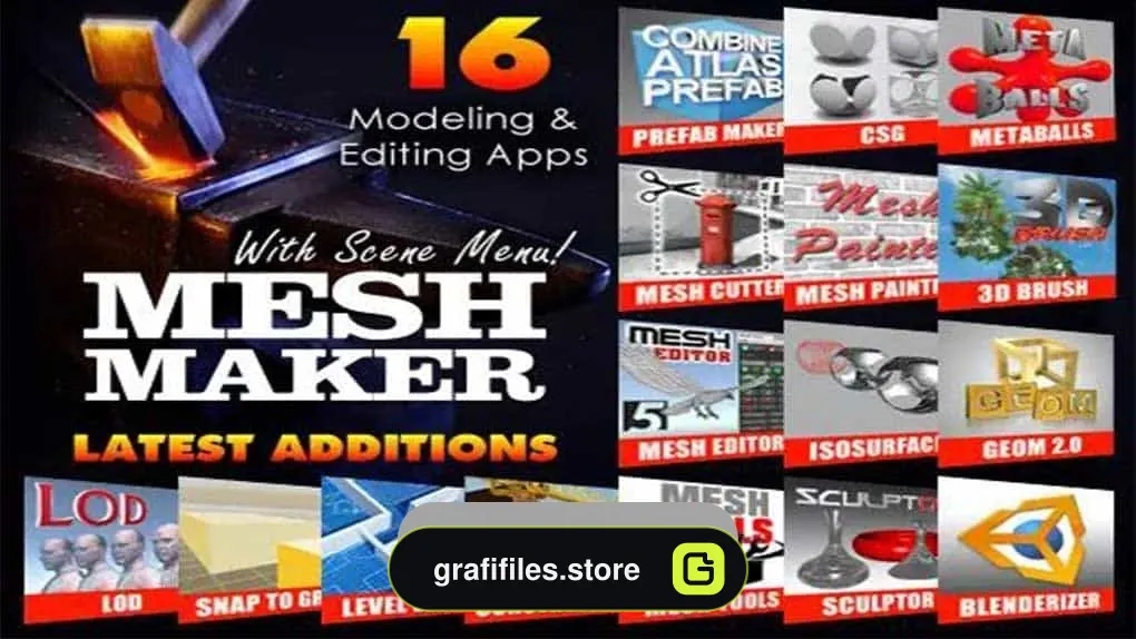 دانلود پروژه Mesh Maker برای یونیتی