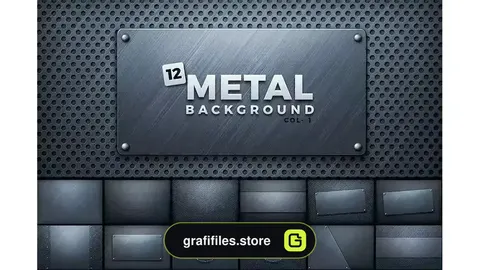 دانلود بک گراند فلزی Metal Backgrounds