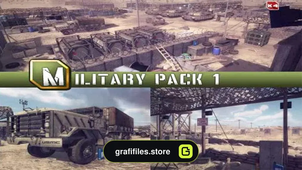 دانلود پروژه Military Pack برای یونیتی – ولوم 1