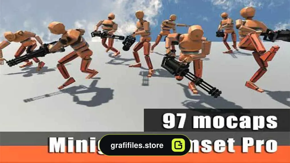 دانلود پروژه Minigun Animset Pro برای یونیتی