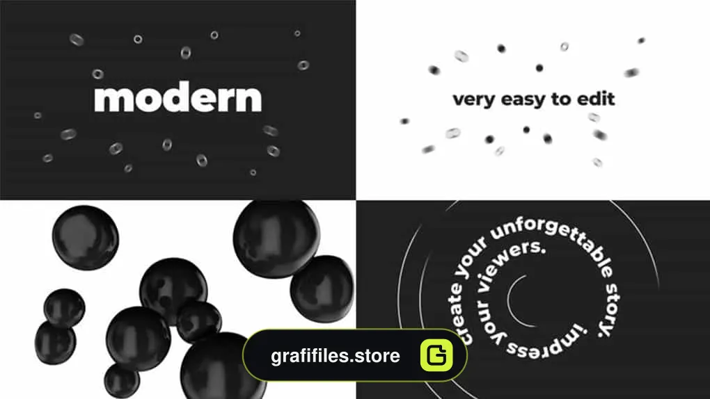 پروژه افترافکت افتتاحیه مدرن سریع Modern Stomp Opener