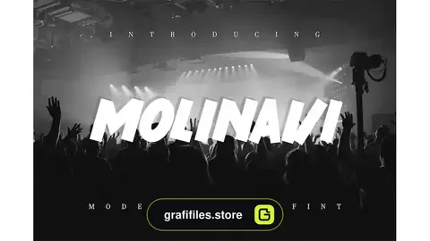 دانلود فونت انگلیسی Molinavi