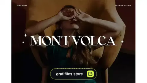 دانلود فونت انگلیسی Montvolca Elegant Serif Font