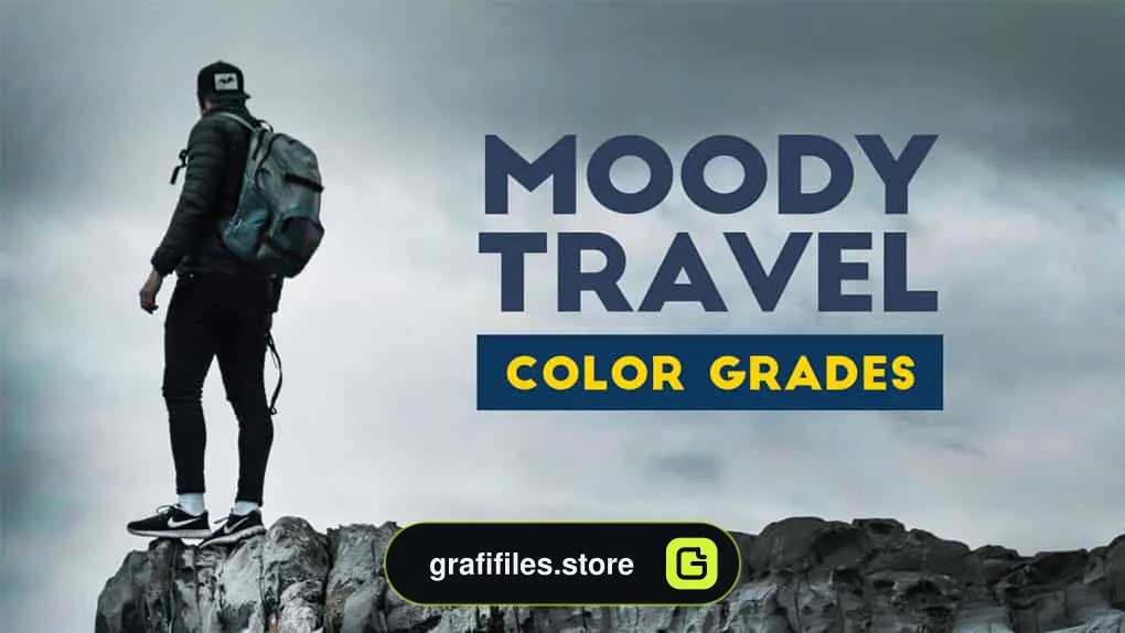 پریست اصلاح رنگ فیلم Moody Travel Color Grades