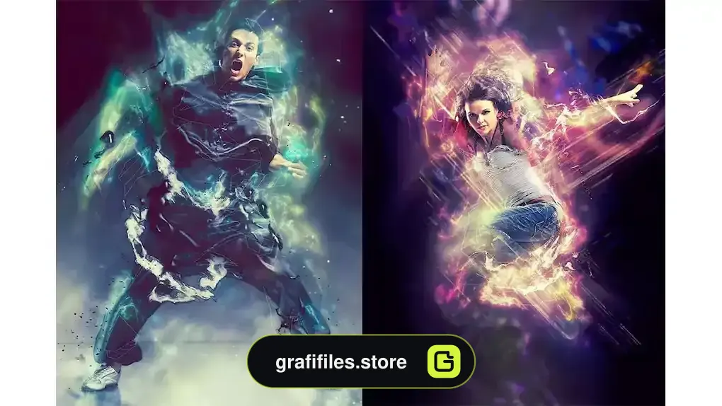 دانلود اکشن فتوشاپ افکت سنگ ماه Moonstone Photoshop Action