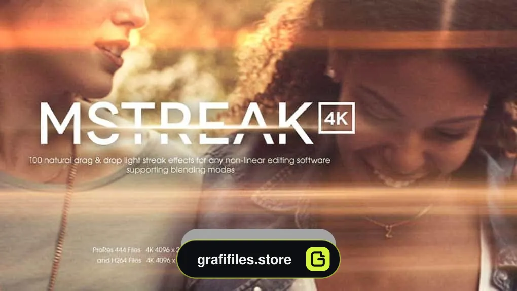 دانلود فوتیج افکت رشته نور Motion VFX mStreak