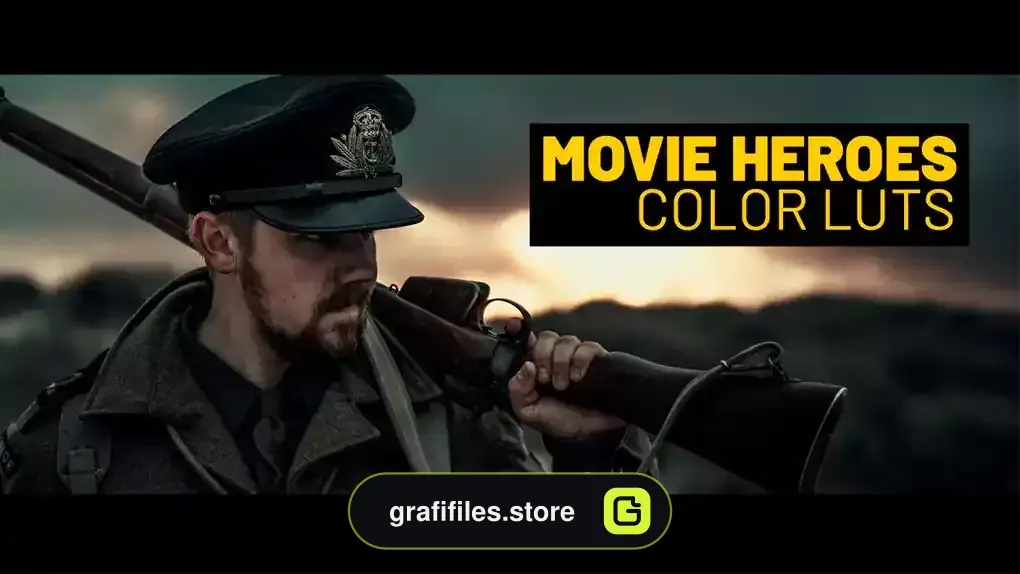 دانلود پریست رنگ فیلم افترافکت Movie Heroes LUTs