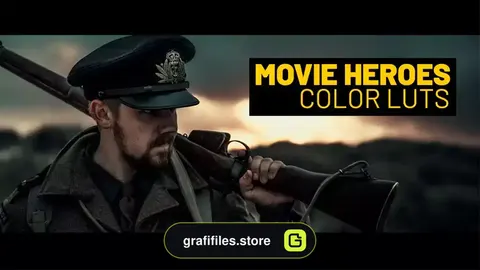 دانلود پریست رنگ فیلم افترافکت Movie Heroes LUTs