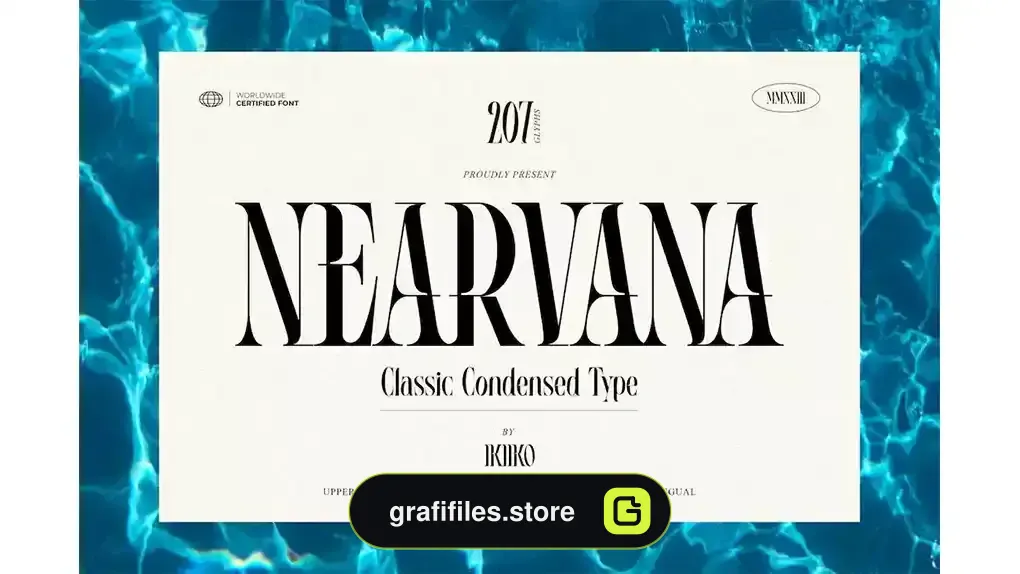 دانلود فونت انگلیسی کلاسیک Nearvana – Classic Condensed Font