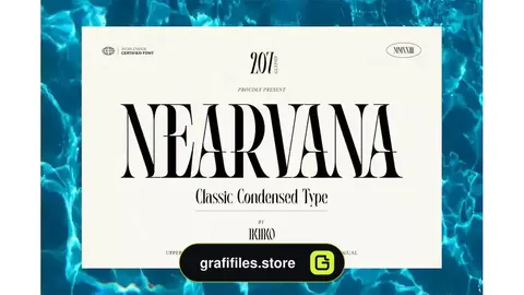 دانلود فونت انگلیسی کلاسیک Nearvana – Classic Condensed Font