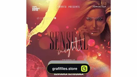 دانلود فایل لایه باز تراکت کلوپ شبانه Night Club Flyer Template