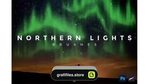 دانلود براش نور Northern Lights Brushes