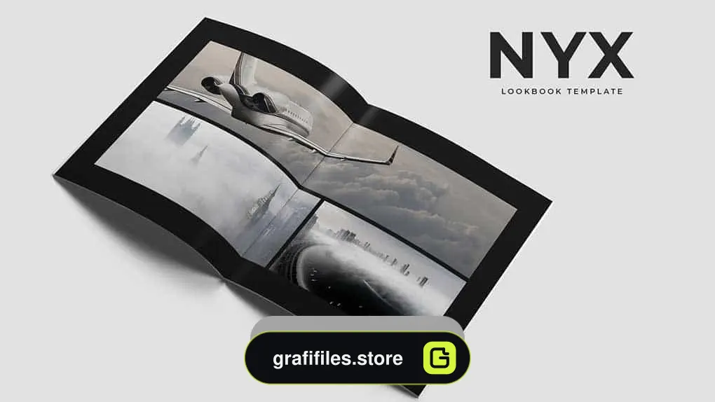 دانلود قالب آماده ایندیزاین کتاب راهنما Nyx Lookbook Template