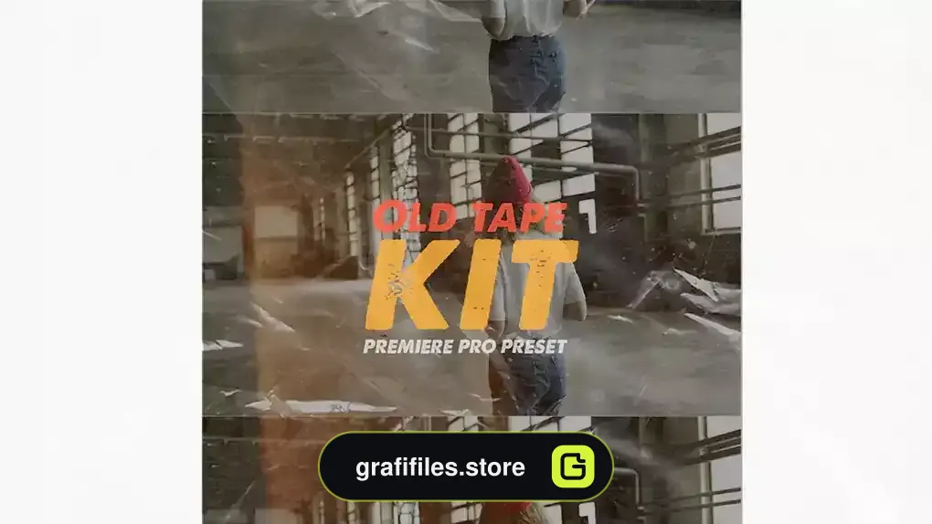 دانلود 24 ترانزیشن پریمیر قدیمی کردن فیلم Old Tape Kit