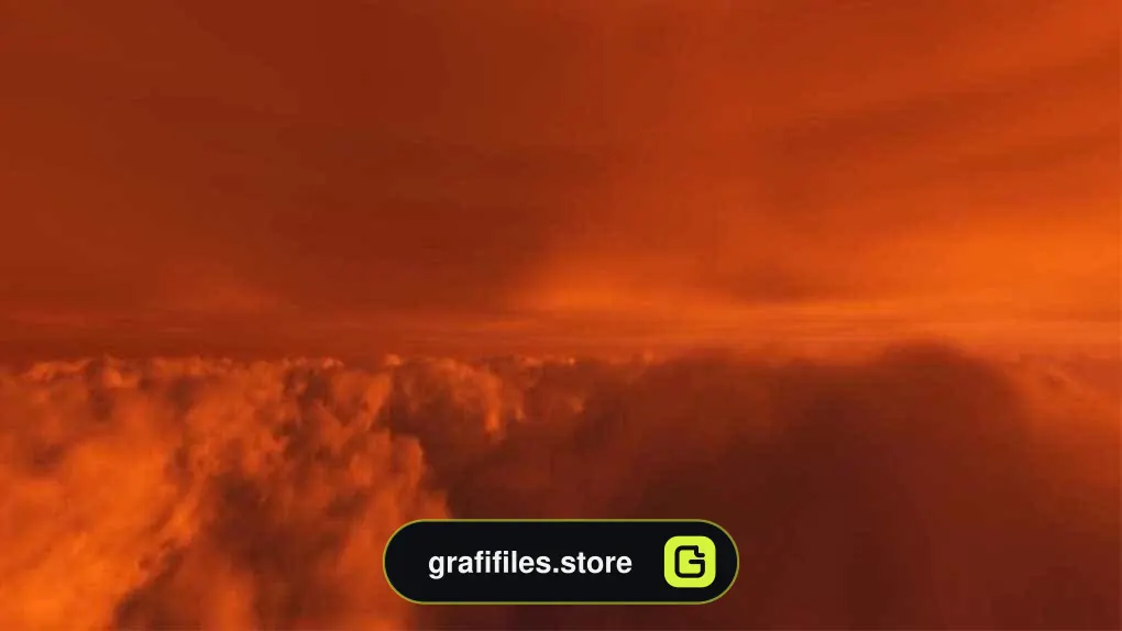 دانلود فوتیج آسمان نارنجی Orange Heaven