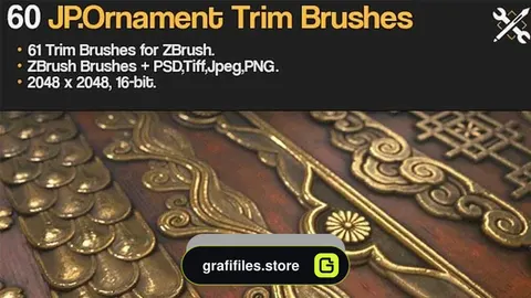 دانلود آلفا و براش تزیینی برای Zbrush