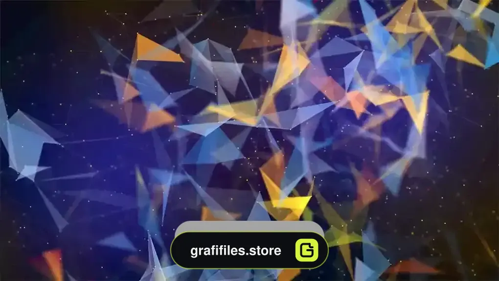 دانلود بک گراند موشن گرافیک شبکه انتزاعی Pack Of Abstract Plexus Networks