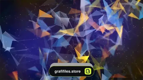 دانلود بک گراند موشن گرافیک شبکه انتزاعی Pack Of Abstract Plexus Networks