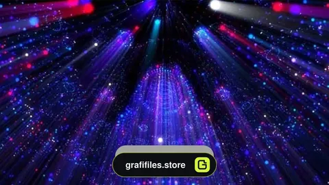 دانلود بک گراند موشن گرافیک Particles Rays Stage Hall VJ Loop