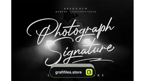 دانلود فونت انگلیسی به سبک امضا Photograph Signature