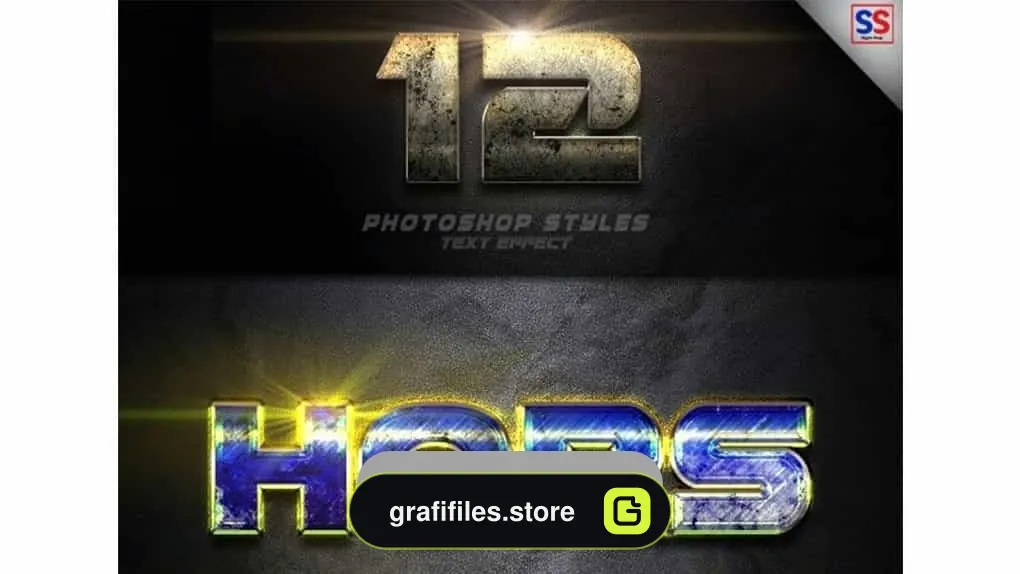 دانلود افکت متن Photoshop Text Effect Vol 10