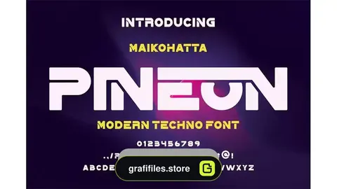دانلود فونت انگلیسی PINEON FONT