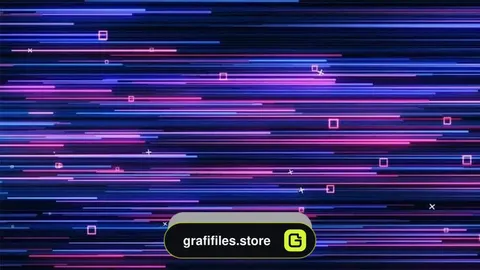دانلود بک گراند موشن گرافیک Pink and Blue Neon VJ background