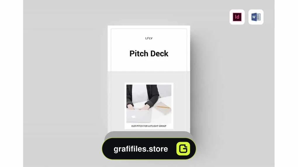 دانلود قالب آماده ورد Pitch Deck | MS Word &amp; Indesign