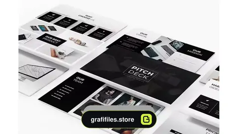 دانلود قالب پاورپوینت Pitch Deck Powerpoint Template