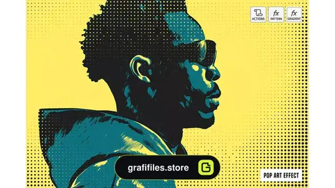 دانلود اکشن فتوشاپ ایجاد افکت پاپ آرت بر روی تصاویر Pop Art Effect