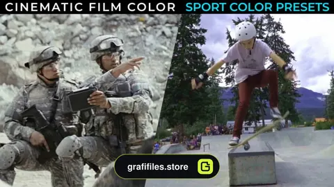 پریست آماده رنگی سینمایی برای افترافکت – Cinematic Film Color Correction Presets