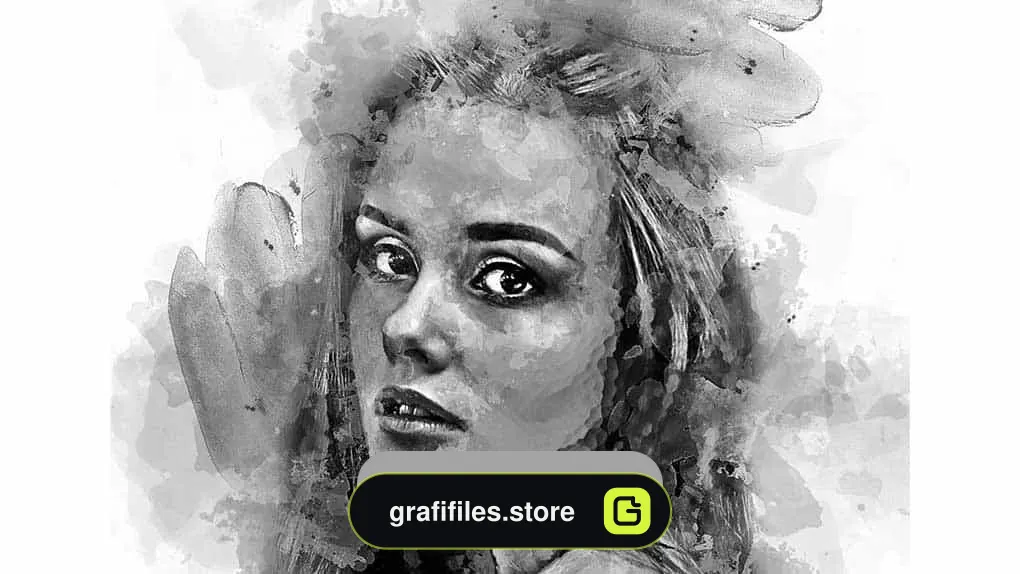 اکشن تبدیل عکس به نقاشی آبرنگی در فتوشاپ – Premio Watercolor Photoshop Action
