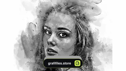 اکشن تبدیل عکس به نقاشی آبرنگی در فتوشاپ – Premio Watercolor Photoshop Action