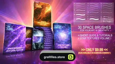 دانلود براش فضایی PREMIUM SPACE BRUSHES – VOLUME I