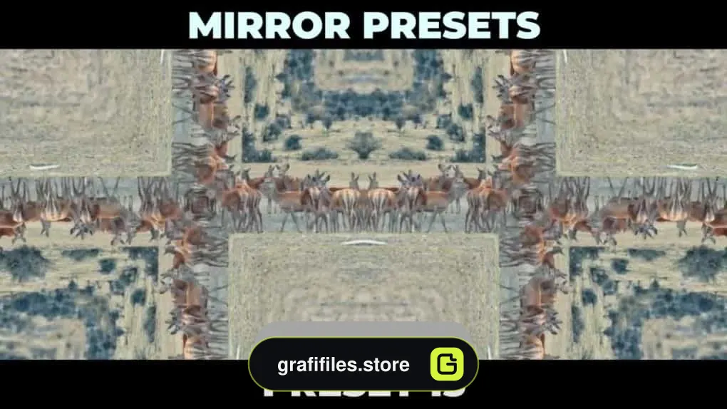 دانلود پریست آماده افکت آینه برای پریمیر – Mirror Presets